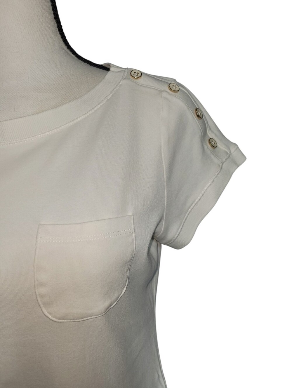 Talbots Stretch Weekend Tee - Picture 6 of 9